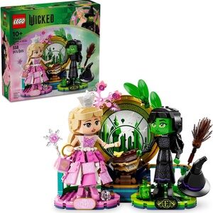 LEGO Wicked Elphaba & Glinda Figures Building Blocks - New in Box